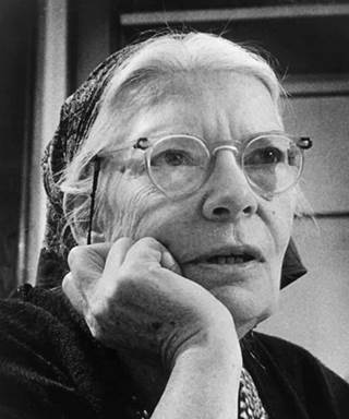 A photo of influential thinker Dorothy Day